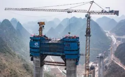 花江峽谷大橋建設(shè)使用起重滑車